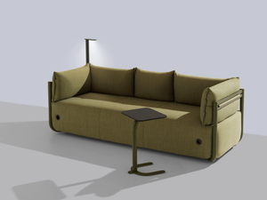COSMO 1502 - 3 seater fabric sofa - Sofa by Et al.