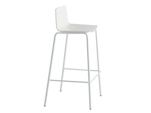 CUBA 1623 - High polypropylene stool with footrest - Stool by Et al.