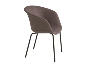 DUNK 1191M - Upholstered fabric chair with armrests - Chair by Et al.
