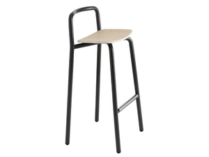 HULL 630 - High stool with footrest - Stool by Et al.