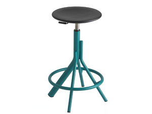 MAIN 1120 - Swivel stool height-adjustable with footrest - Stool by Et al.