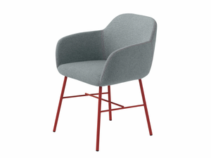 MYRA 653 - Fabric chair with armrests - Chair by Et al.