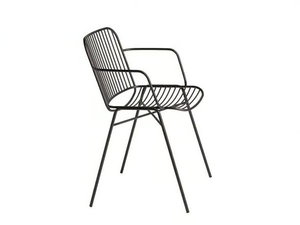 SHADE 626 - Steel chair with armrests - Chair by Et al.