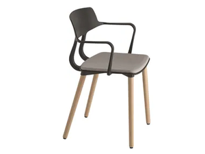 SNAP 1106N - Wooden chair with integrated cushion - Accessories by Et al.