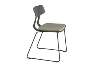 SNAP 1115N - Sled base polypropylene chair with integrated cushion - Accessories by Et al.