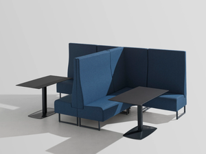 SPACE+ 1405A - Corner fabric armchair high-back - Armchair by Et al.
