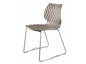 UNI 552G - Sled base polypropylene chair with linking device - Chair by Et al.