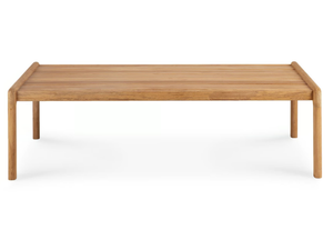 JACK - Rectangular low teak garden side table - Side table by Ethnicraft