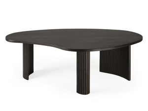 MAHOGANY BOOMERANG - Low mahogany coffee table - Coffee table by Ethnicraft