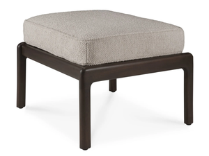 MAHOGANY JACK BROWN - Upholstered fabric footstool - Pouf by Ethnicraft