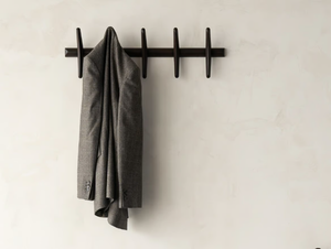 MAHOGANY PI - Wall-mounted mahogany coat rack - Accessories by Ethnicraft