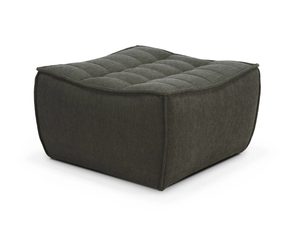 N701 - Upholstered recycled material footstool - Pouf by Ethnicraft