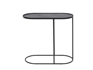 OBLONG TRAY SIDE TABLE - Oval metal side table - Styling by Ethnicraft