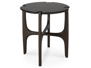 PI - Round mahogany high side table - Coffee table by Ethnicraft