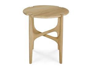 PI - Round oak high side table - Coffee table by Ethnicraft