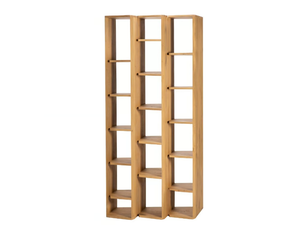 STAIRS - Double-sided oak bookcase - Cabinet by Ethnicraft