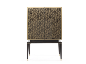TIBESTI - Eucalyptus cabinet with doors - Cabinet by ETRO Home Interiors