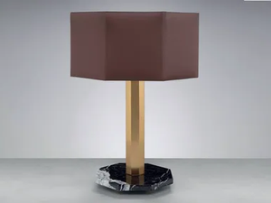 CASTEL - Marble and metal table lamp - Table lamp by Euroluce Lampadari