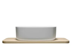 BOUNCE COUNTER CRISTALPLANT - Single Cristalplant® washbasin - Washbasin by EVER Life Design