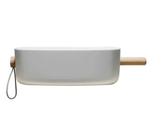 BOUNCE PAN CRISTALPLANT - Single Cristalplant® washbasin with towel rail - Washbasin by EVER Life Design