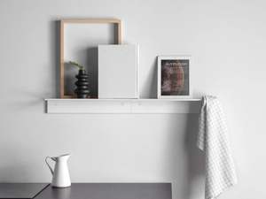 LISSOM SLIM - Aluminium wall shelf / towel holder - Cabinet by EVER Life Design