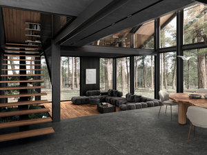 ARDENAS ANTRACITA - Porcelain stoneware wall/floor tiles with stone effect - Wall tile-stone-brick by Exagres