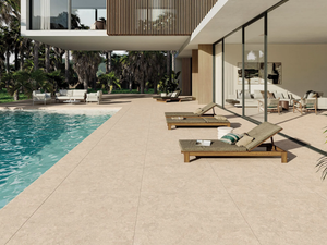 BEDFORD SAND - Indoor/outdoor porcelain stoneware flooring with stone effect - Floor tile-stone by Exagres