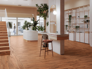 LIZANA CEREZO - Porcelain stoneware wall/floor tiles with wood effect - Wall tile-stone-brick by Exagres