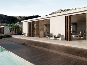 LIZANA NOGAL - Porcelain stoneware wall/floor tiles with wood effect - Wall tile-stone-brick by Exagres