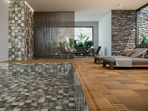 MURET PIEDRA - Porcelain stoneware wall/floor tiles - Wall tile-stone-brick by Exagres