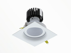 OUTSIDER EN - Square recessed ceiling aluminium spotlight - Functional light by Exporlux