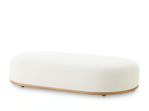 CASK XL - Oval fabric pouf bed - Pouf by EXPORMIM