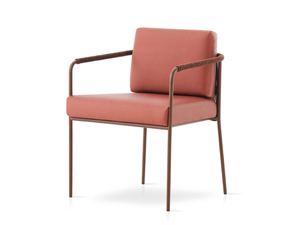 NIDO - Fabric garden chair with armrests - Chair by EXPORMIM
