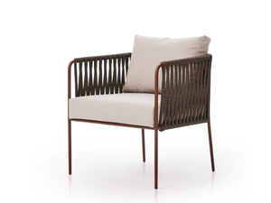 NIDO - Garden fabric easy chair with armrests - Armchair by EXPORMIM