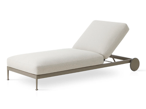 OBI - Recliner fabric sun lounger with castors - Armchair by EXPORMIM