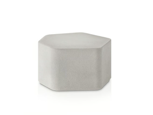 TALO - Hexagonal UHPC garden side table - Side table by EXPORMIM