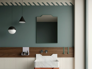 FRIEZE - Wall-mounted bathroom mirror - Accessories by Ex.t