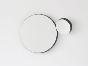 GRAVITY ROUND - Round wall-mounted bathroom mirror - Accessories by Ex.t