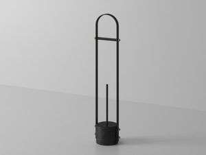 NOUVEAU - Marble toilet roll holder / toilet brush - Sanitary accessories by Ex.t
