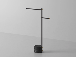 NOUVEAU - Metal toilet roll holder / towel rack - Toilet seat by Ex.t