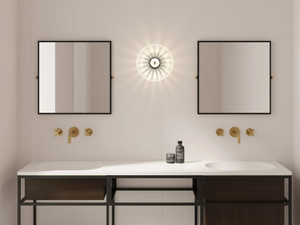 NOUVEAU - Tilting square framed mirror - Accessories by Ex.t