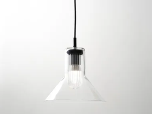 PEACOCK - LED Borosilicate glass pendant lamp - Ceiling lamp by Ex.t