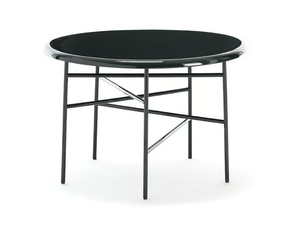 10TH STAR - Round aluminium garden side table - Side table by Exteta