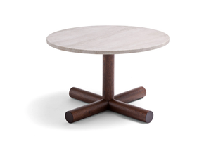 HELIX - Mahogany garden side table - Side table by Exteta