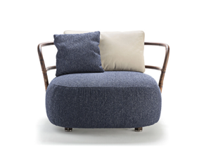 JUNGLE - Juncus and fabric garden armchair - Armchair by Exteta