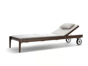 LEVANTE - Recliner mahogany sun lounger - Armchair by Exteta