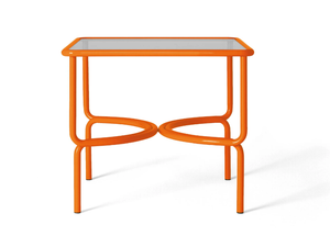 LOCUS SOLUS - Glass and Stainless Steel garden table - Table by Exteta