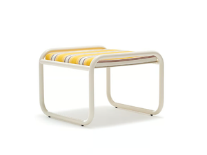 LOCUS SOLUS JACQUEMUS + EXTETA SPECIAL RE-EDITION - Square fabric garden footstool - Pouf by Exteta
