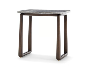 LPIDC07 - Mahogany high side table with marble top - Side table by Exteta