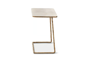 MOONLIGHT - Rectangular bronze garden side table - Side table by Exteta